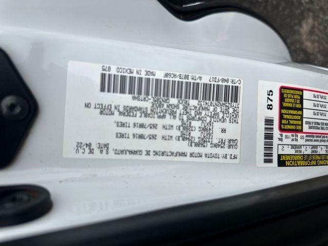2022 Toyota Tacoma 4WD 4WD SR Access Cab 6' Bed V6 AT (SE)