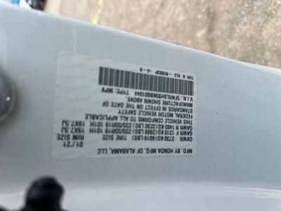 2022 Honda Odyssey Elite Auto